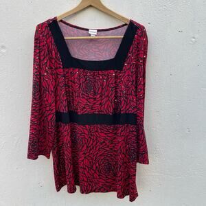 Y2K Whimsigoth Dark Floral Empire Bodice rhinestone glams Venezia plus sz 18/20